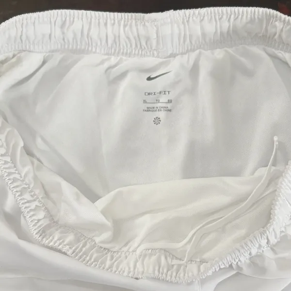 Nike Dri-FIT Running Shorts Women’s White Lined Athletic Training 831558-100 XL - Image 8