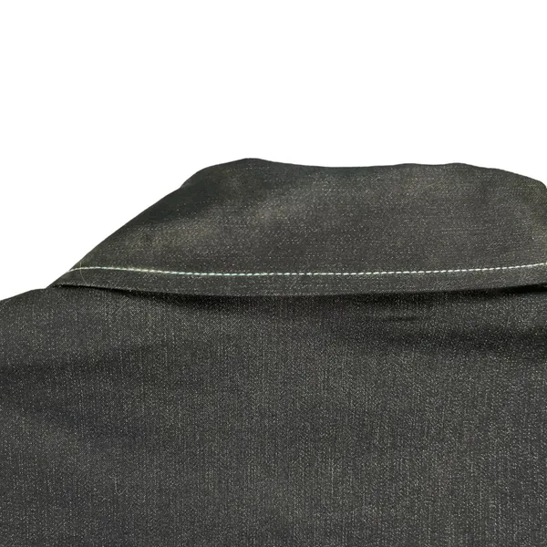Coldwater Creek Blue Lightweight‎ Jacket Contrast Stitch Snap Front Size 14 - Image 4