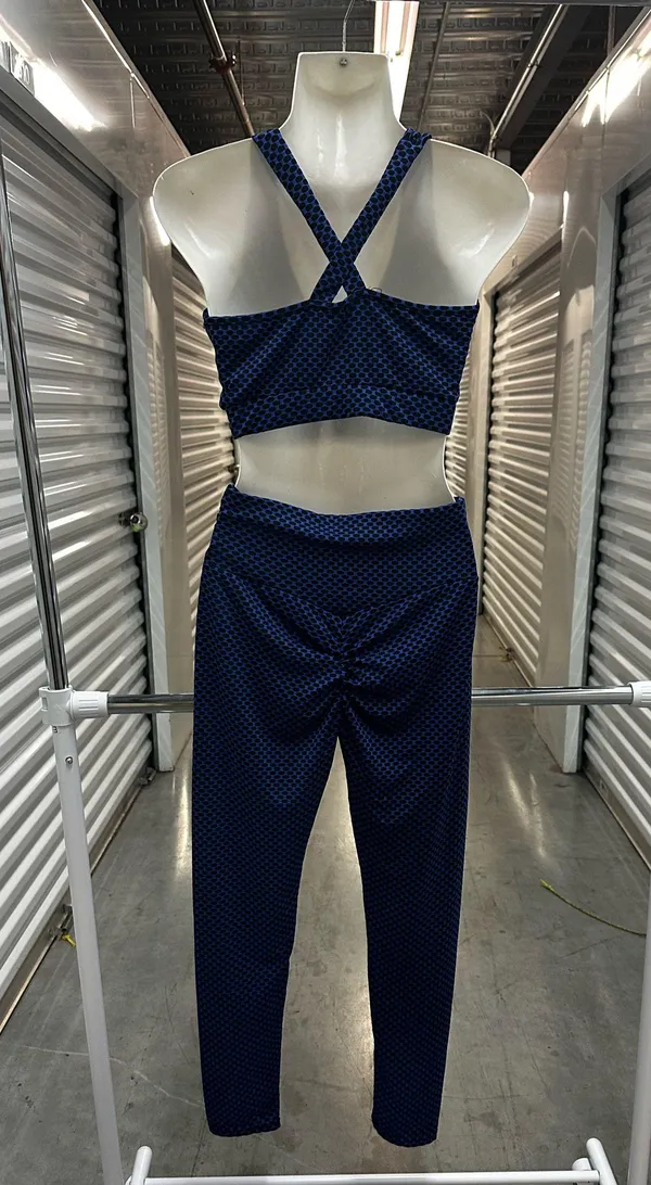 Buttlift pants with top set Blue - Image 5