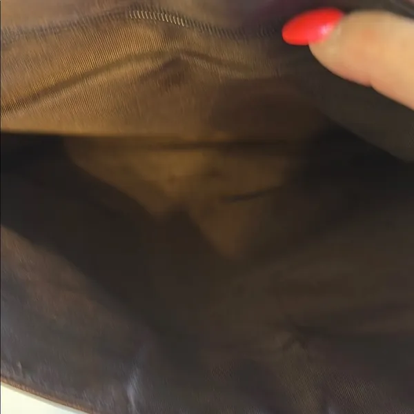 Faux leather Messenger/hand Bag Brown - Image 11