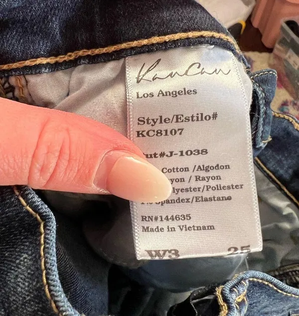 Kancan Dark Wash Skinny Jeans size 25 - Image 5