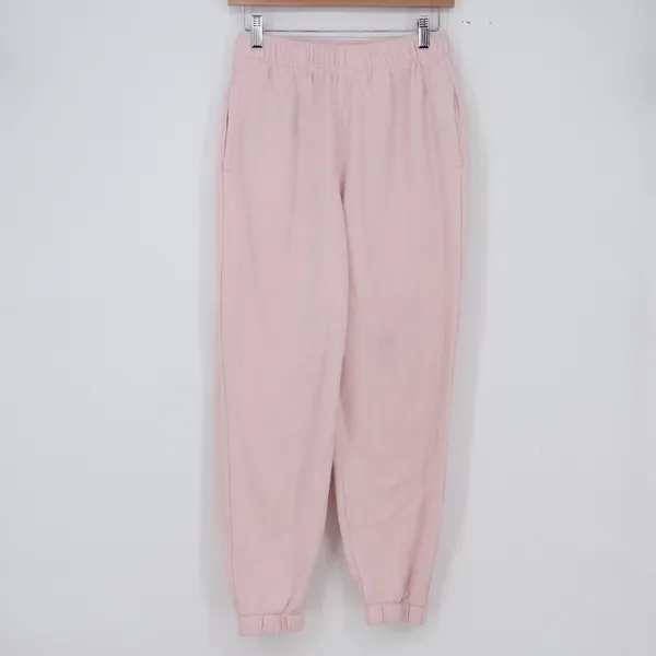 Hollister Sweatpants Womens S Fleece Joggers Light Pink Elastic Waist Excellent - Image 2