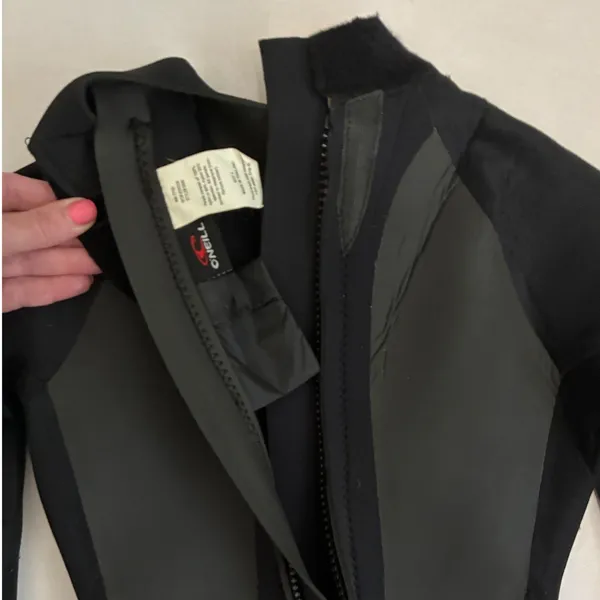 O'Neill Epic Womens 4 Black 3/2mm Back Zip Full Wetsuit Long Sleeve 0696 - Image 4