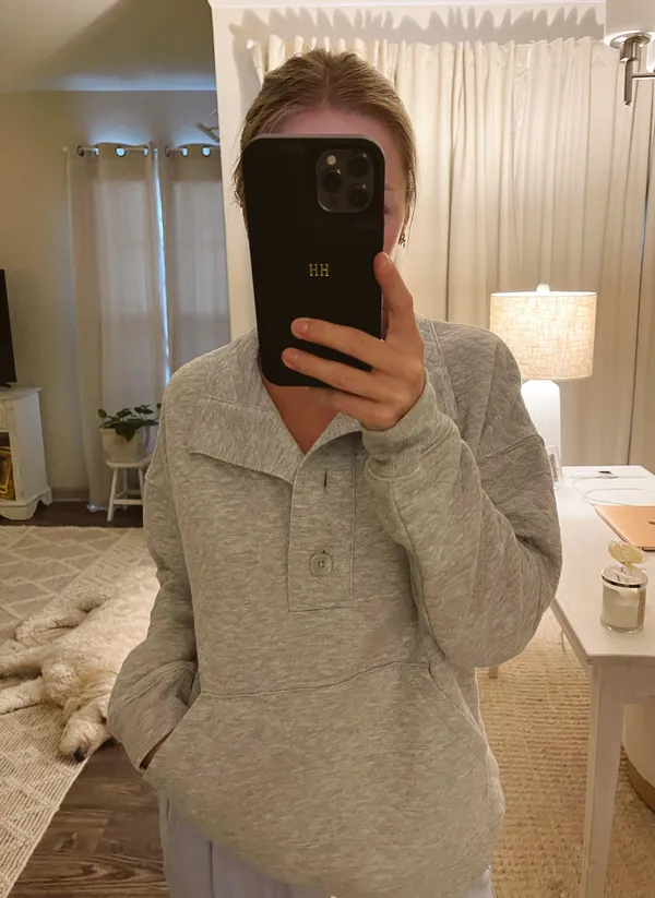 grey sweatshirt Gray Size XS - Image 2