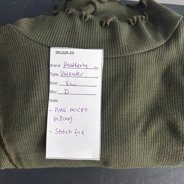 Heatherly Top‎ Green XL - Image 13