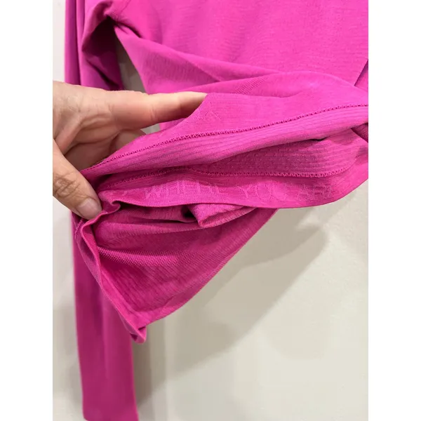 Lululemon Swiftly Tech Long Sleeve Sonic Pink‎ Running Top Size 4 - Image 7