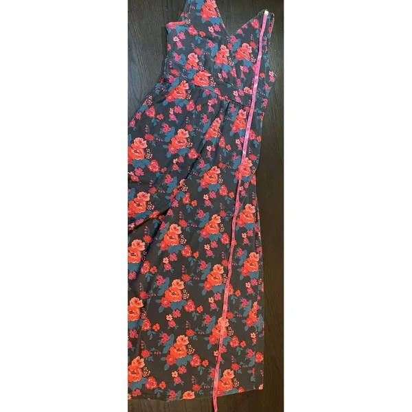 Garnet‎ Hill Maxi Dress Womens 10 Floral Prairie Cottage Garden Sleeveless READ - Image 12