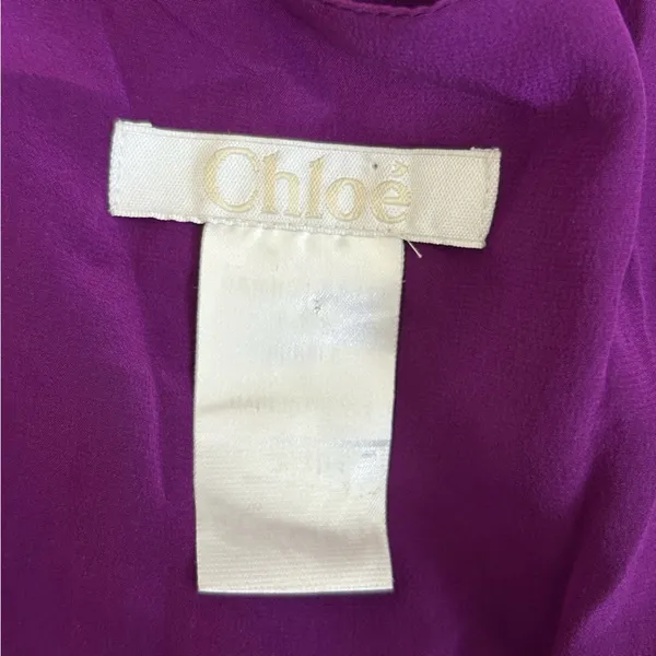 Chloe Purple Zipper Side Sleeveless Blouse‎ - Image 6