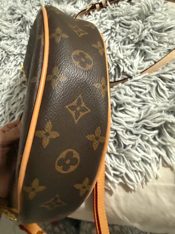 Brown monogram, cross body bag - Image 4