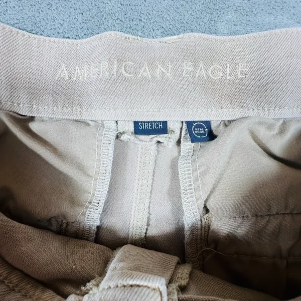 American Eagle Women 18 Super High Rise Wide Leg Baggy Pants Pleats Drape Hippie - Image 10