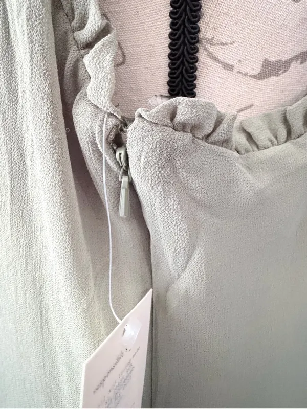 A New Day Chiffon Ruffled Maxi Dress Size Large NWT - Image 8