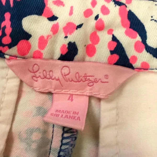Lilly Pulitzer Hazelle Stretch Shorts Nauti Navy Beyond The Sea Scallop 4 - Image 4