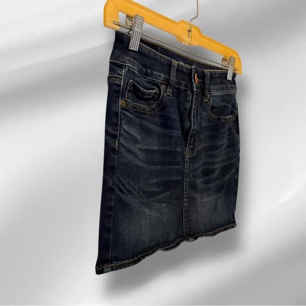 American‎ Eagle Denim Mini Skirt - Image 2