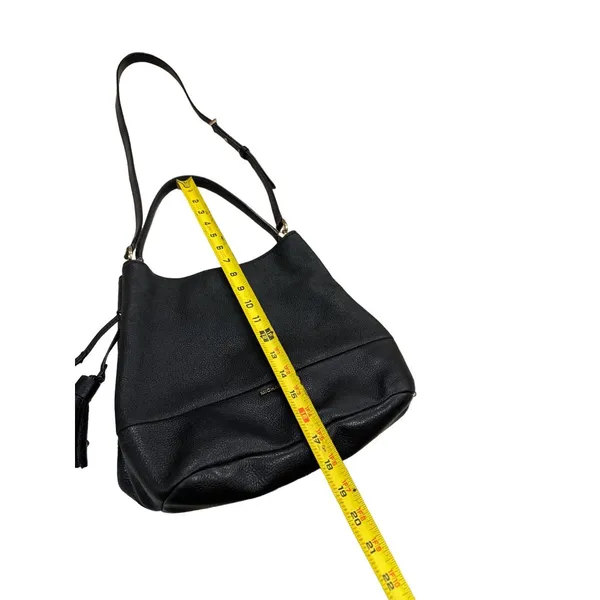 Michael Kors black AUTHENTIC purse handbag shoulder bag pebble SKU 2524 - Image 9