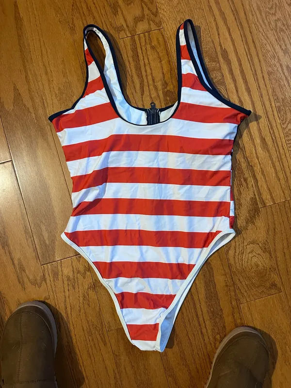 American Flag Swimsuit One Piece - Image 3