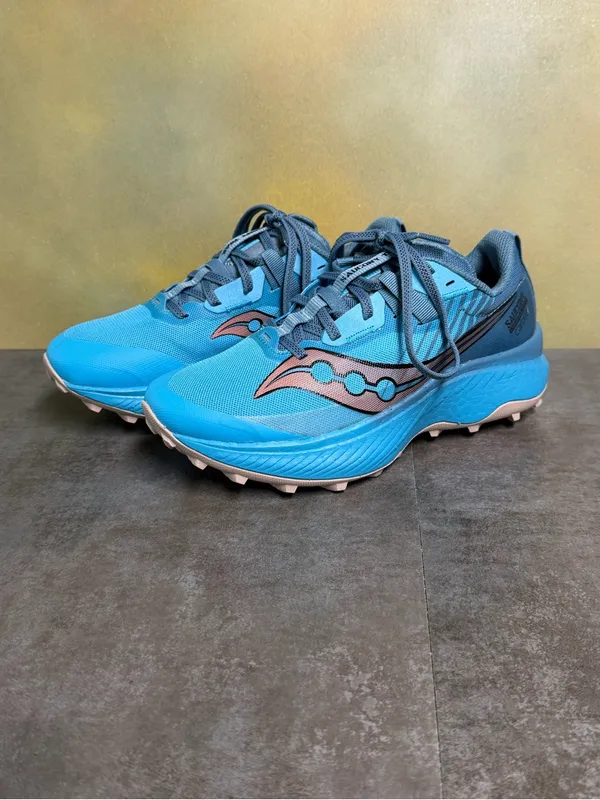 Saucony Endorphin Edge Cushioned Women's Blue Trail Running Shoes Size 7.5 - Image 3