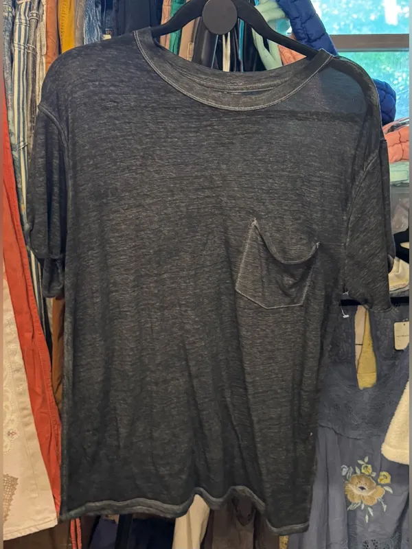 NWOT Free People We The Free Vella Tee - black - Small - Image 6