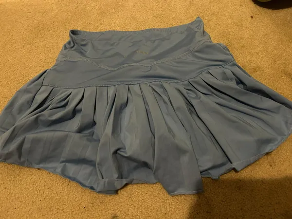 Gold Hinge Skirt Blue - Image 4