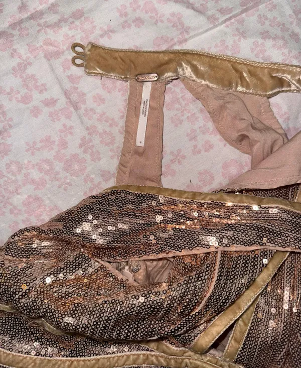 Free People Film Noir Sequin Dress - Image 6