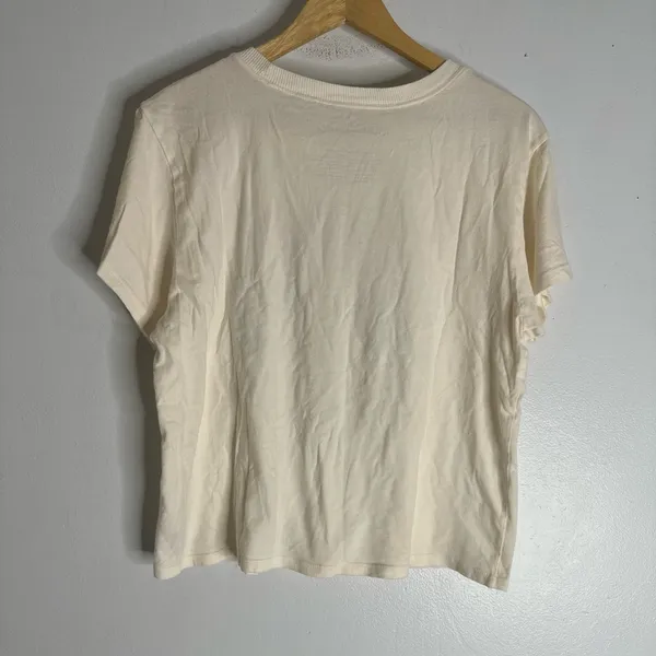 The‎ Rolling Stones 89 Large Cream Short Sleeve Graphic T-shirt CP0181 - Image 2