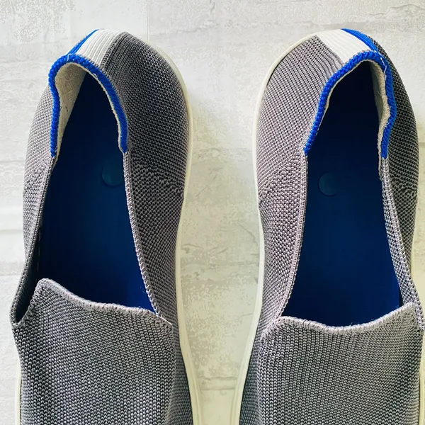 Rothys The Original Slip On Sneakers Steel Gray Comfortable Casual Shoes Sz 10.5 - Image 9