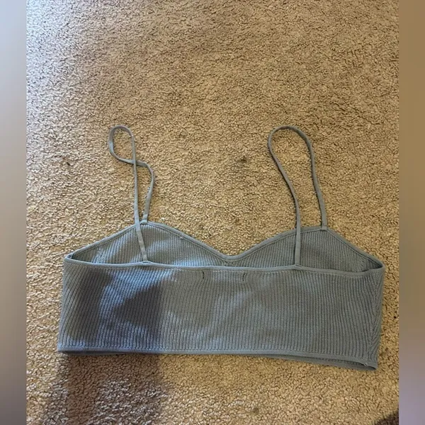 Zara‎ large grey crop top - Image 5