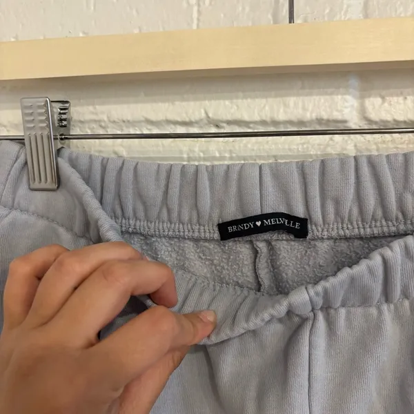 Brandy Melville light blue sweatpants - Image 3