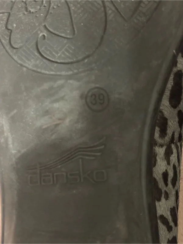 Dansko Leopard Print Haircalf Leather Loafers Flats Size 39 - Image 8