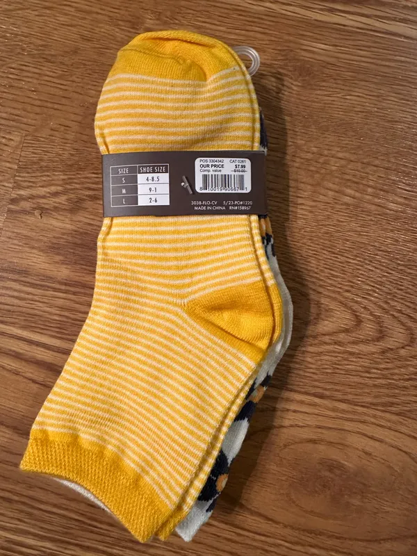 Crown Vintage girls socks size large Multiple - Image 2