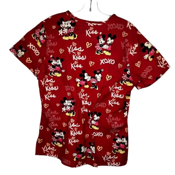 Disney Mickey Mouse Scrub Uniform‎ Shirt - Image 4