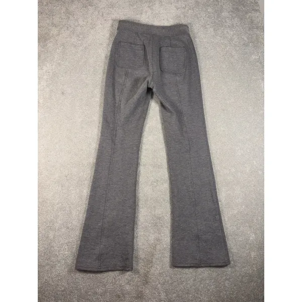 Maeve by Anthropologie‎ Women US Sz 2 Seamed Flare Pants Ankle Grey Tweed Office - Image 7