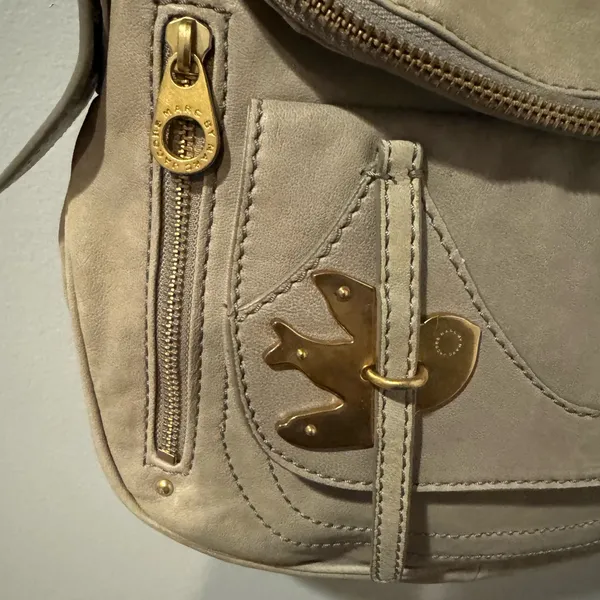 Marc Marc Jacobs Handbag Pedal to Metal Natasha‎ Crossbody Shoulder Bag Beige - Image 7