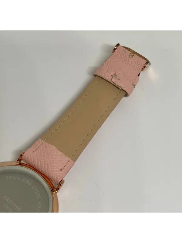 Cruise club rose gold tone women’s watch 36mm quartz analog rhinestone running - Image 7