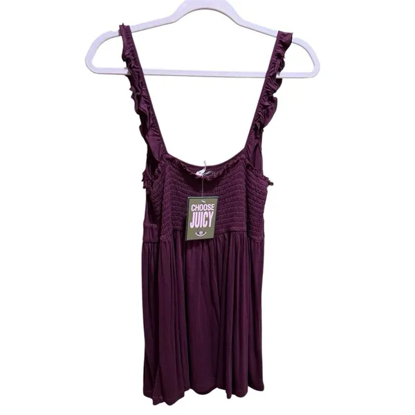 Juicy Couture Large Tank Women's Size 90's Y2K Ruffle Fairycore Whimsycore NWT - Image 5