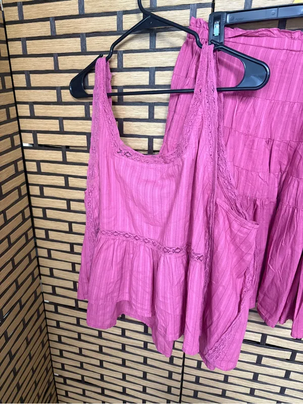 Scoop rose pink tank and skirt set size L/Xl - Image 2