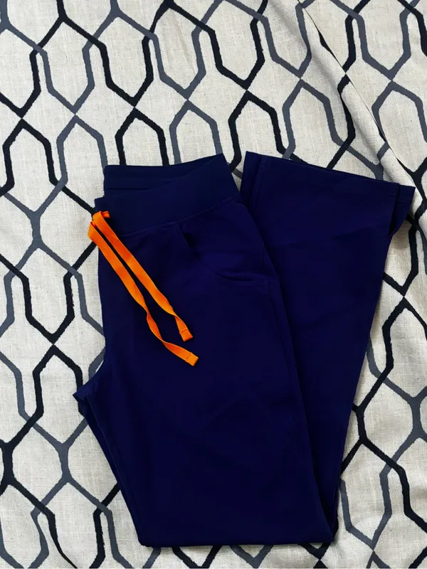 Figs Women High Rise Slim Pants in size XS in Deep Royal blue NWOT - Image 2
