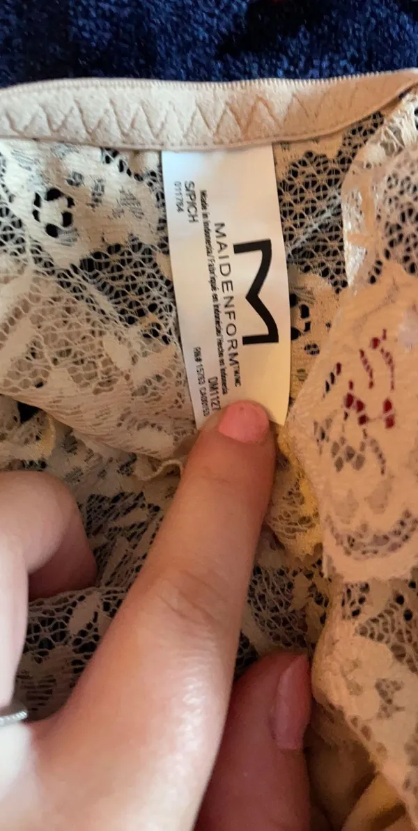 Nude Lace Bralette Tan - Image 3