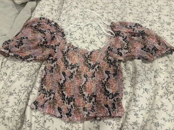 Free People: Back on Top Cropped Blouse - Image 5