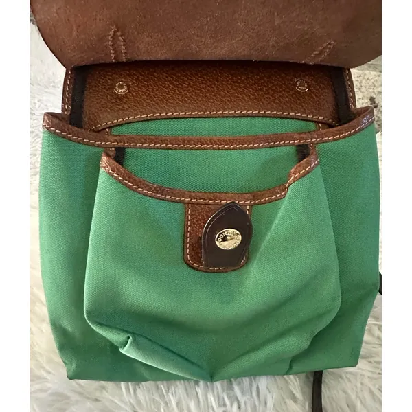 Dooney & Bourke Alto Small Nylon/Leather Crossbody Saddle‎ Crossbody Purse Bag - Image 13