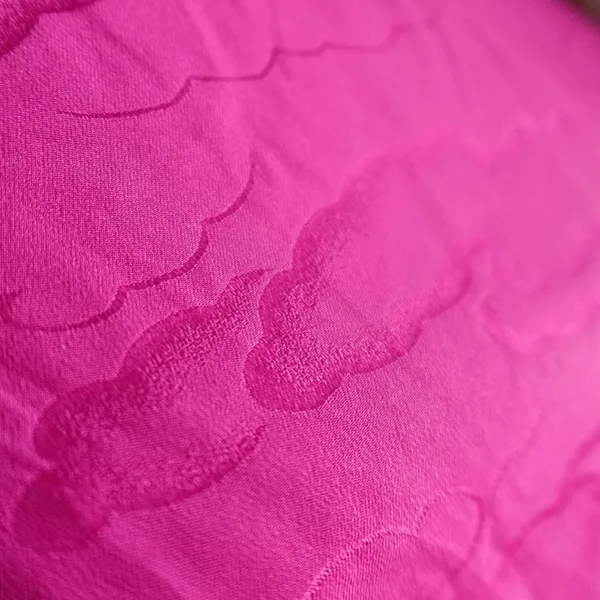 Vintage 90s Hot Pink 100% Silk Cloud Print Wide Strap Tank Top Blouse Size S - Image 3