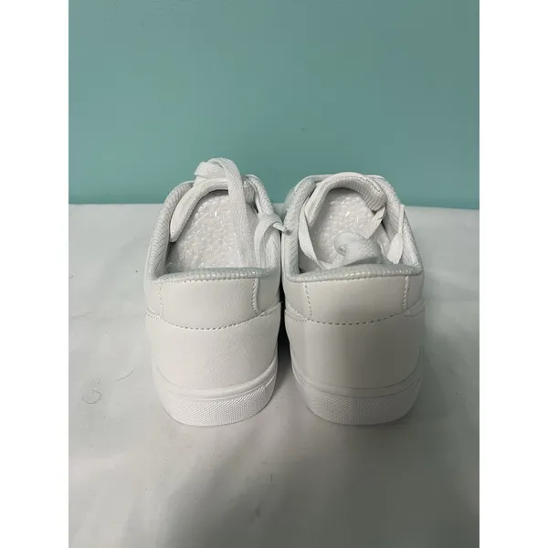 SHEIN Women's White Fly Leather Sports Trainers Breathable Size‎ 38 (5.5) New - Image 4