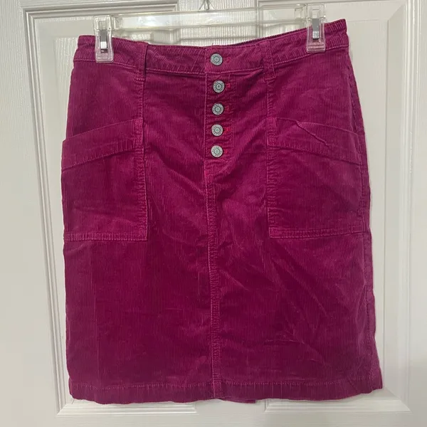 Anthropologie Pilcro Talia Corduroy Mini‎ Skirt Size 2 - Image 2