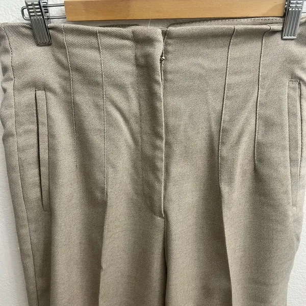 Zara Light Gray High-Waist Trousers - Image 5