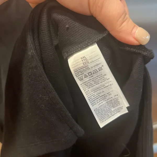 Old‎ navy black waffle maxi dress xxl - Image 4
