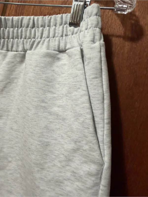 ZYIA Active Heather Gray Knockout Shorts - Image 4