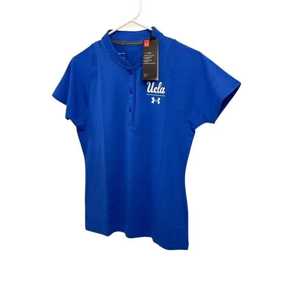 UCLA Bruins Under Armour Blue performance Polo Women's Small NWT - Image 3