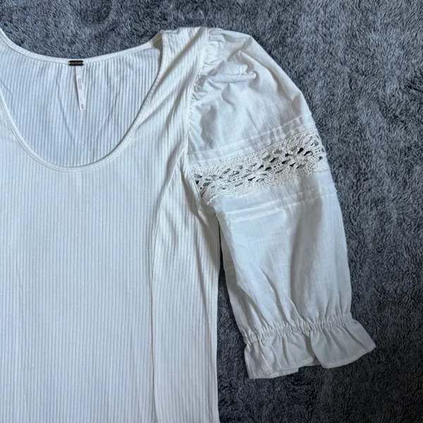 Free People Something Special Tee Women's Medium - Image 3