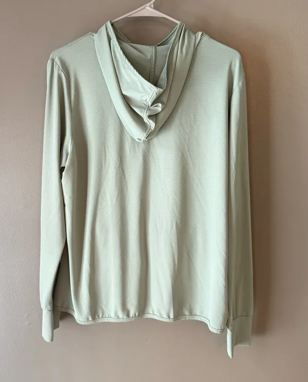 Zip Up Hoodie Lightweight Green Size 3X - Image 2