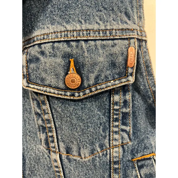 Vintage 90’s Women’s PePe Denim Vest M - Image 3