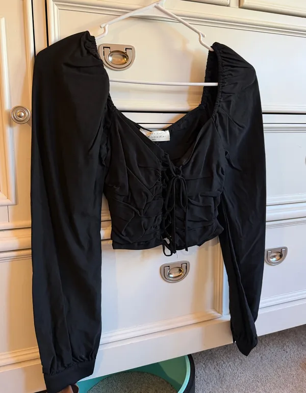 Cute American Threads Black Fancy Top - Image 2